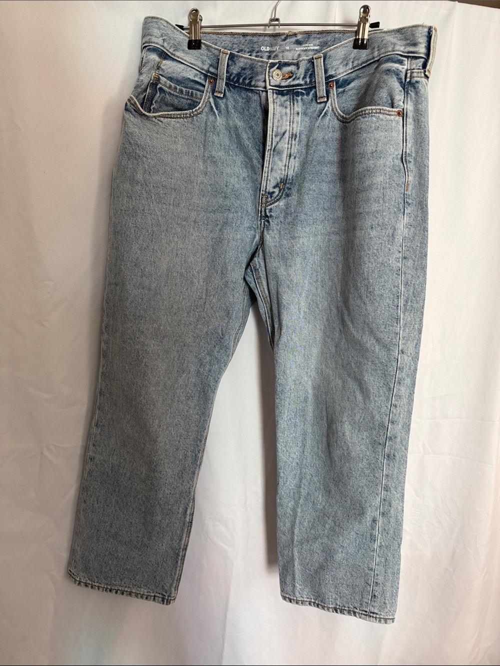 Old Navy Slouchy straight jeans size 12